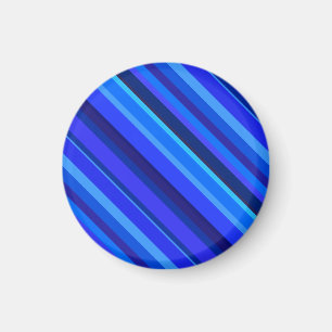Aimant Bandes diagonales bleues