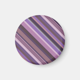 Aimant Bandes diagonales mauves