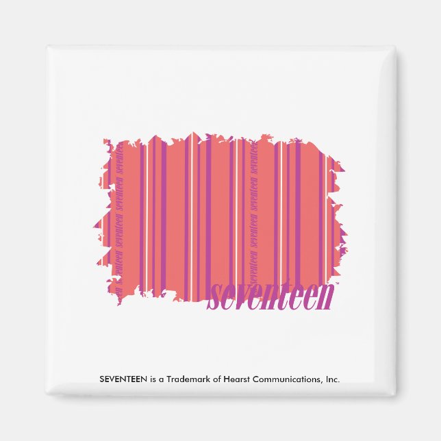 Aimant Bandes minces rose 2 (Devant)