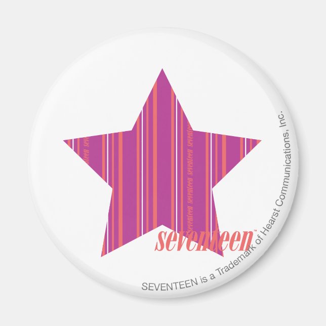 Aimant Bandes minces violettes 3 (Devant)