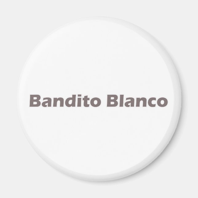 Aimant Bandito Blanco (Devant)