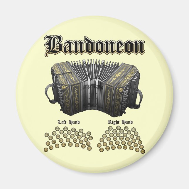 Aimant Bandoneon 2 (Devant)