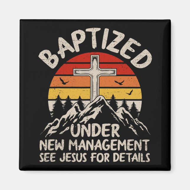 Aimant Baptized Under New Management See Jesus Baptism Ch (Devant)