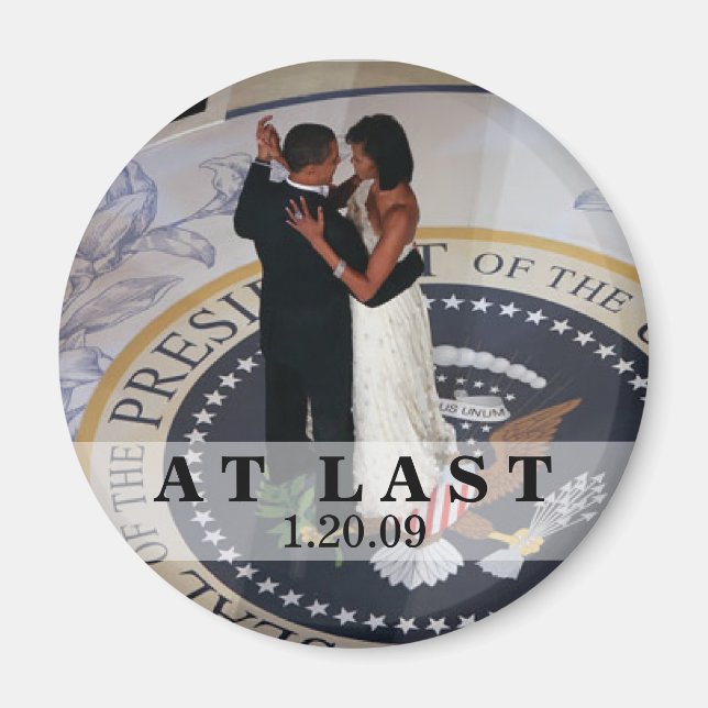 Aimant Barack et Michelle Obama dansent au bal inaugural (Devant)