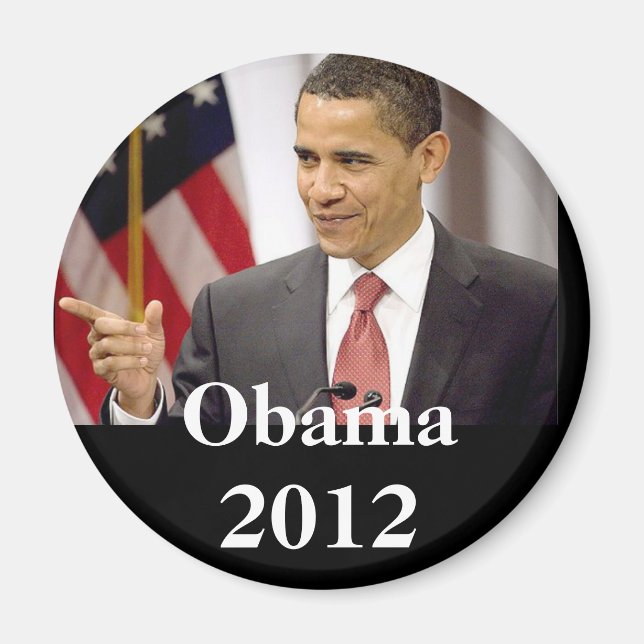 Aimant Barack Obama 2012 (Devant)