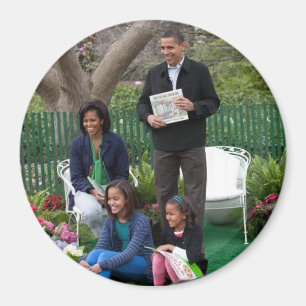 Aimant Barack Obama et sa famille