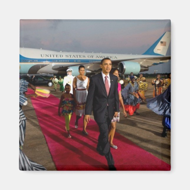 Aimant Barack Obama et sa famille (Devant)