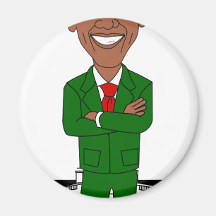 Aimant barack obama santa claus