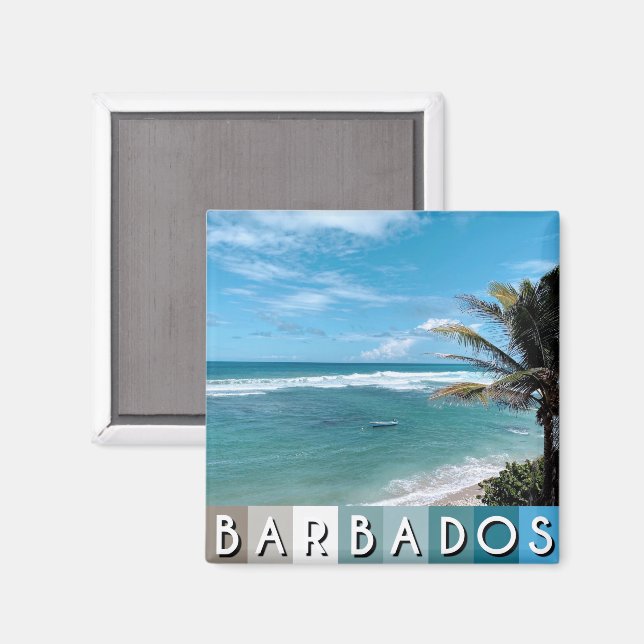 Aimant Barbade Beach (Recto/Verso)