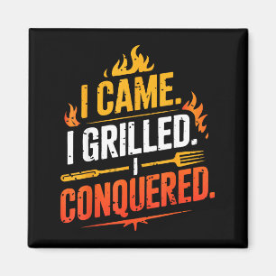 Aimant Barbecue bbq blague grillée maître chef fumeur pap