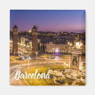 Aimant Barcelona Plaza de Espana Catalogne Espagne Couche