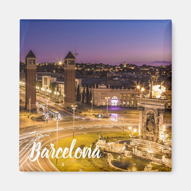 Aimant Barcelona Plaza de Espana Catalogne Espagne Couche (Devant)