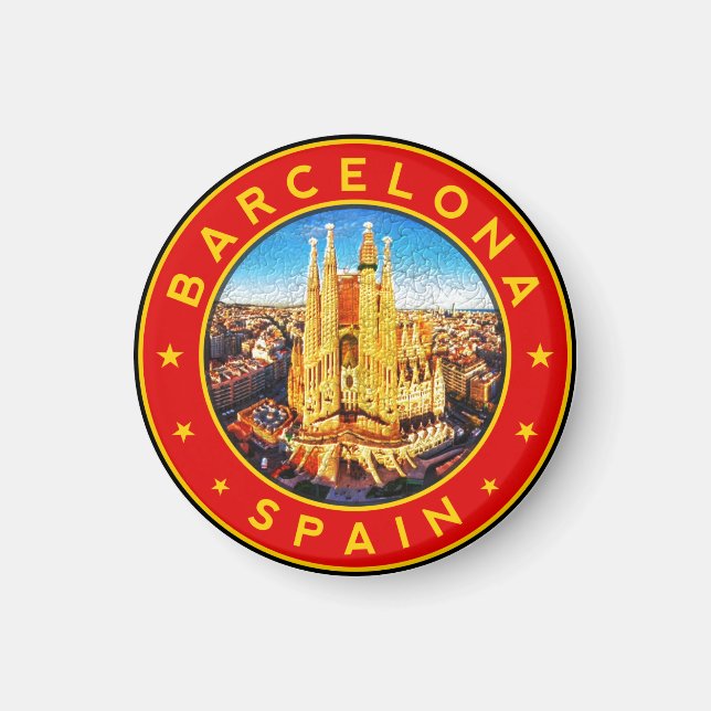 Aimant Barcelone Espagne (Devant)
