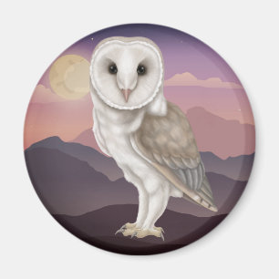 Aimant Barn Owl