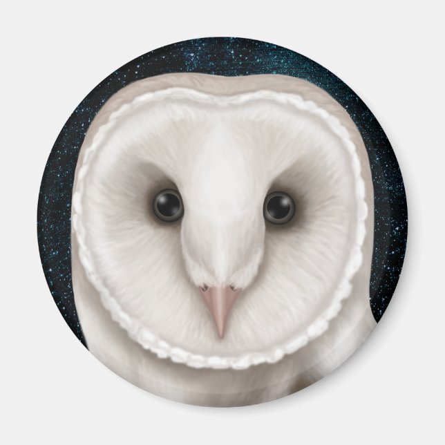 Aimant Barn Owl (Devant)