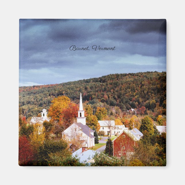 Aimant Barnet, Vermont, automne en Nouvelle-Angleterre (Devant)
