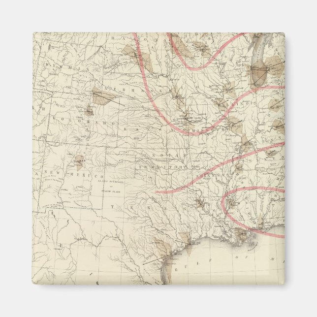 Aimant Baromètre américain (Devant)