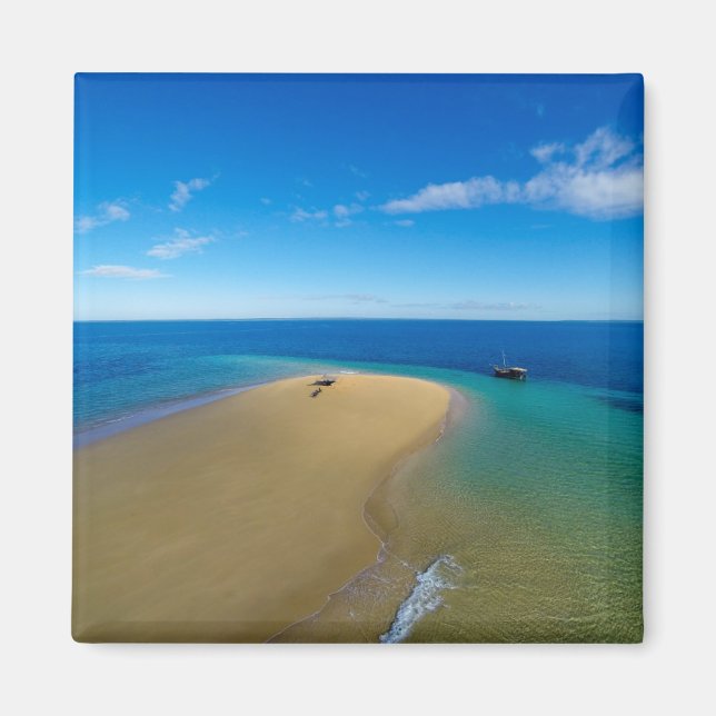 Aimant Barre De Sable Et Dhow | Ibo Island, Mozambique (Devant)