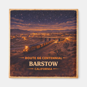 Aimant Barstow Californie Train Désertique Nuit Étoilée