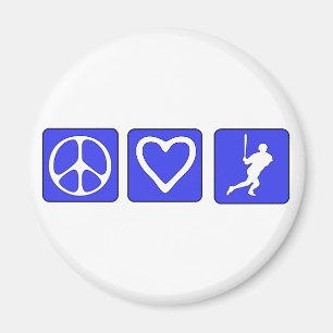 Aimant Base-ball d'amour de paix