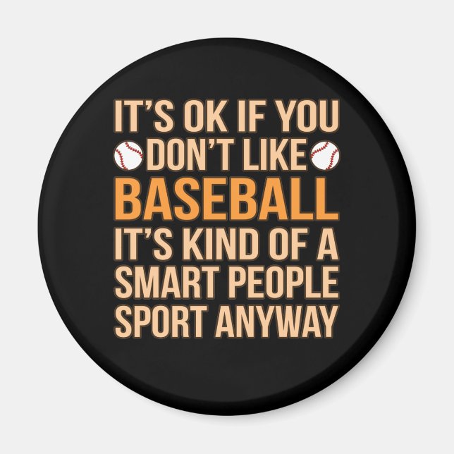 Aimant Baseball Smart Personnes Sport Joueur Lover Entraî (Devant)