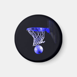 Aimant Basket bleu