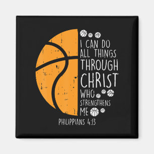 Aimant Basket Je Peux Faire Des Choses Bible Verse Dieu J