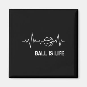 Aimant Basketball Hearbeat Big Balls My Life Baller Play