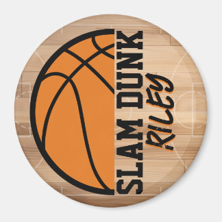Aimant Basketball Slam Dunk Personnalisé