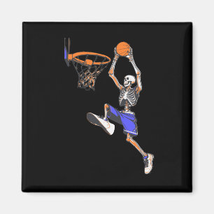 Aimant Basketball Slam Dunk Skeleton Halloween