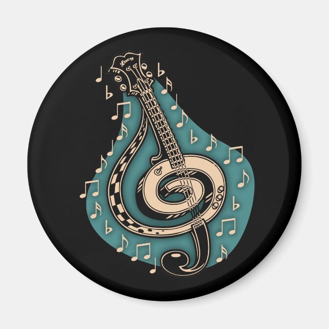 Aimant Bass clef (Devant)