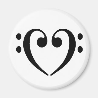 Aimant Bass Clef Heart