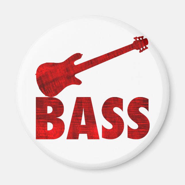 Aimant Bass Guitare (Devant)