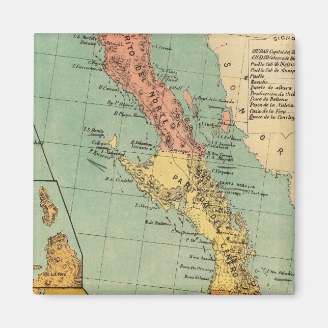 Aimant Basse Californie, Mexique (Devant)