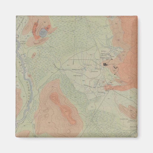 Aimant Bassin Firehole Geyser (Devant)