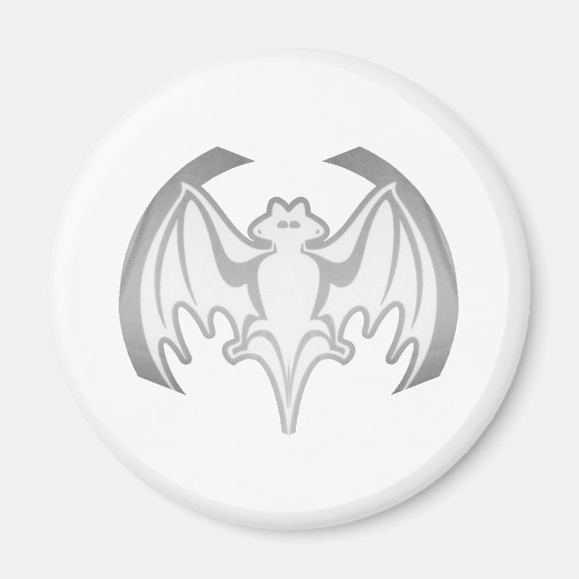 Aimant Bat Gray Inv Le MUSÉE Zazzle Cadeaux (Devant)