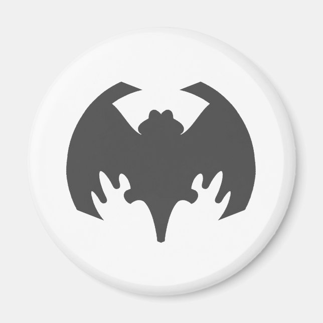 Aimant Bat Grey Le MUSÉE Zazzle Cadfts (Devant)