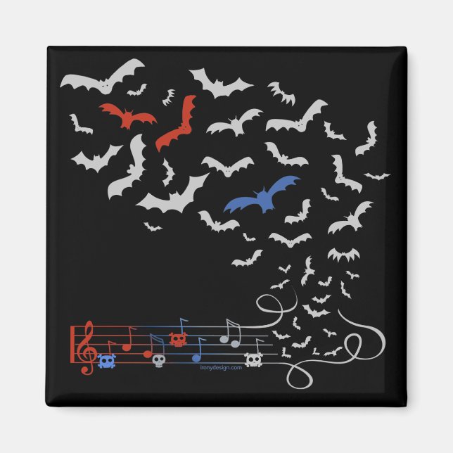 Aimant Bat Music Design 2 (Devant)