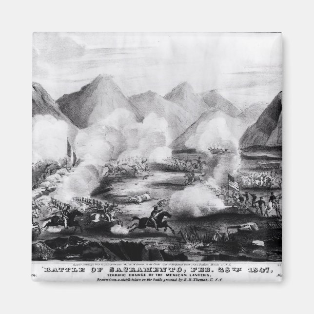 Aimant Bataille de Sacramento (Devant)