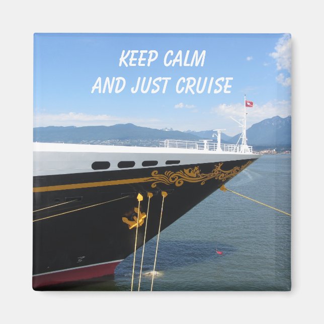 Aimant Bateau de croisière (Devant)