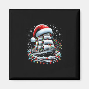 Aimant Bateau de croisière de voile de bateaux de Noël en
