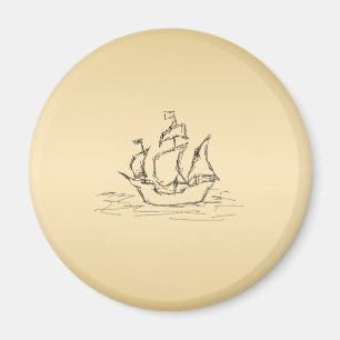 Aimant Bateau de pirate