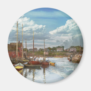 Aimant Bateau - la masse de Rockport - motif numéro un -