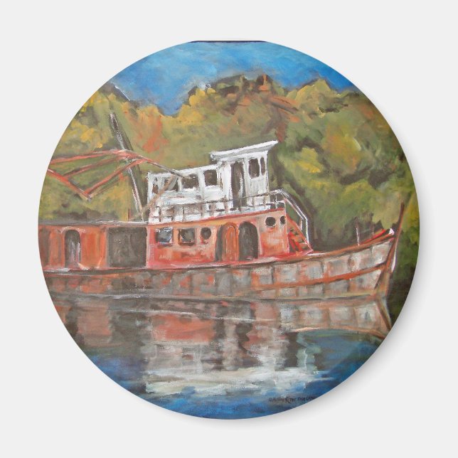 Aimant Bateau remorqueur (Devant)