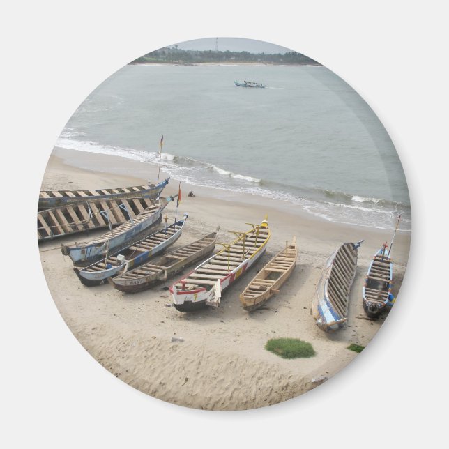 Aimant Bateaux de pêche à Elmina, Ghana (Devant)