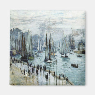 Aimant Bateaux de pêche Claude Monet quittant le port