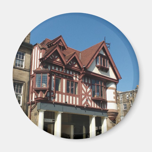 Aimant Bâtiment en chêne Tudor, Edimbourg, Ecosse (Devant)