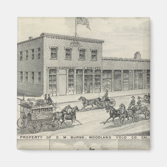 Aimant Bâtiment forestier, ferme du comté de Yolo (Devant)