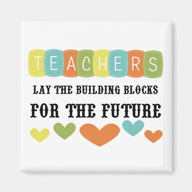 Aimant Bâtir Des Blocs Pour L'Avenir (Devant)