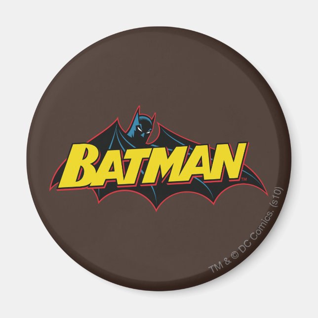 Aimant Batman | Logo de l'ancienne école (Devant)
